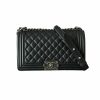 Chanel Boy Medium Black Lambskin